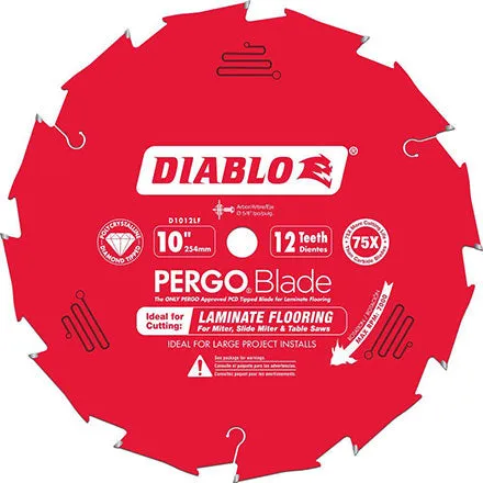 Diablo D1012LF 10" Pergo Saw Blade