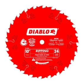 Diablo D1024X 10 in. x 24 Tooth Ripping Saw Blade