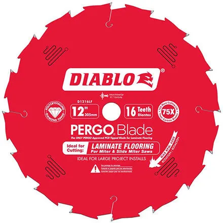 Diablo D1216LF 12" Pergo Saw Blade