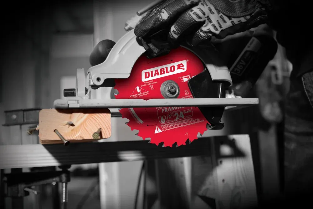 Diablo Tools D0624X 6-1/2 in. 24-Tooth Framing Saw Blade