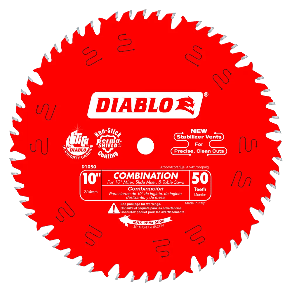 Diablo Tools D1050X 10 in. x 50 Tooth Combination Saw Blade