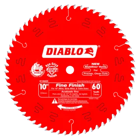 Diablo Tools D1060X 10 in. x 60 Tooth Fine Finish Saw Blade