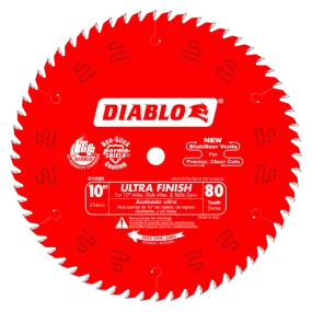 Diablo Tools D1080X 10 in. x 80 Tooth Ultra Finish Saw Blade