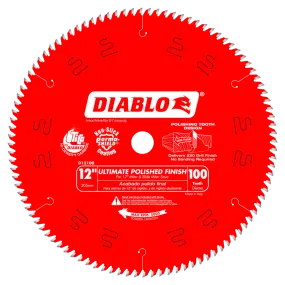 Diablo Tools D12100X 12 in. x 100 Tooth Ultimate Polished Finish Saw Blade