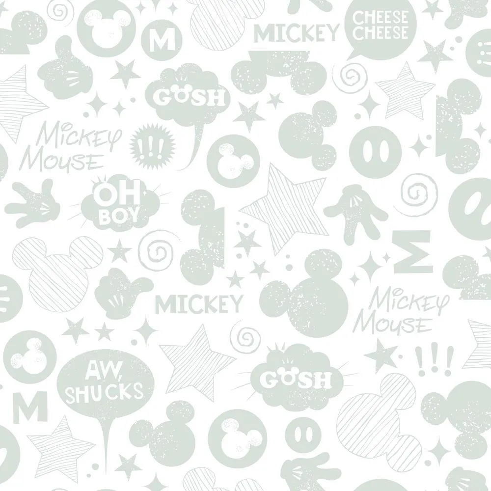 Disney Mickey Mouse Icons Peel and Stick Wallpaper