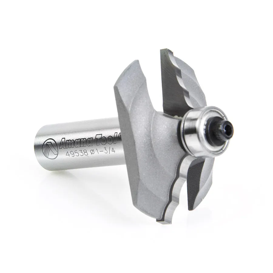 Door Edge - Front Face Edge Router Bit | 17⁄64 x 1⁄4 Radius x 1 3⁄4 Dia x 7⁄16 x 1⁄2" Shank | 49538 | 738685495384