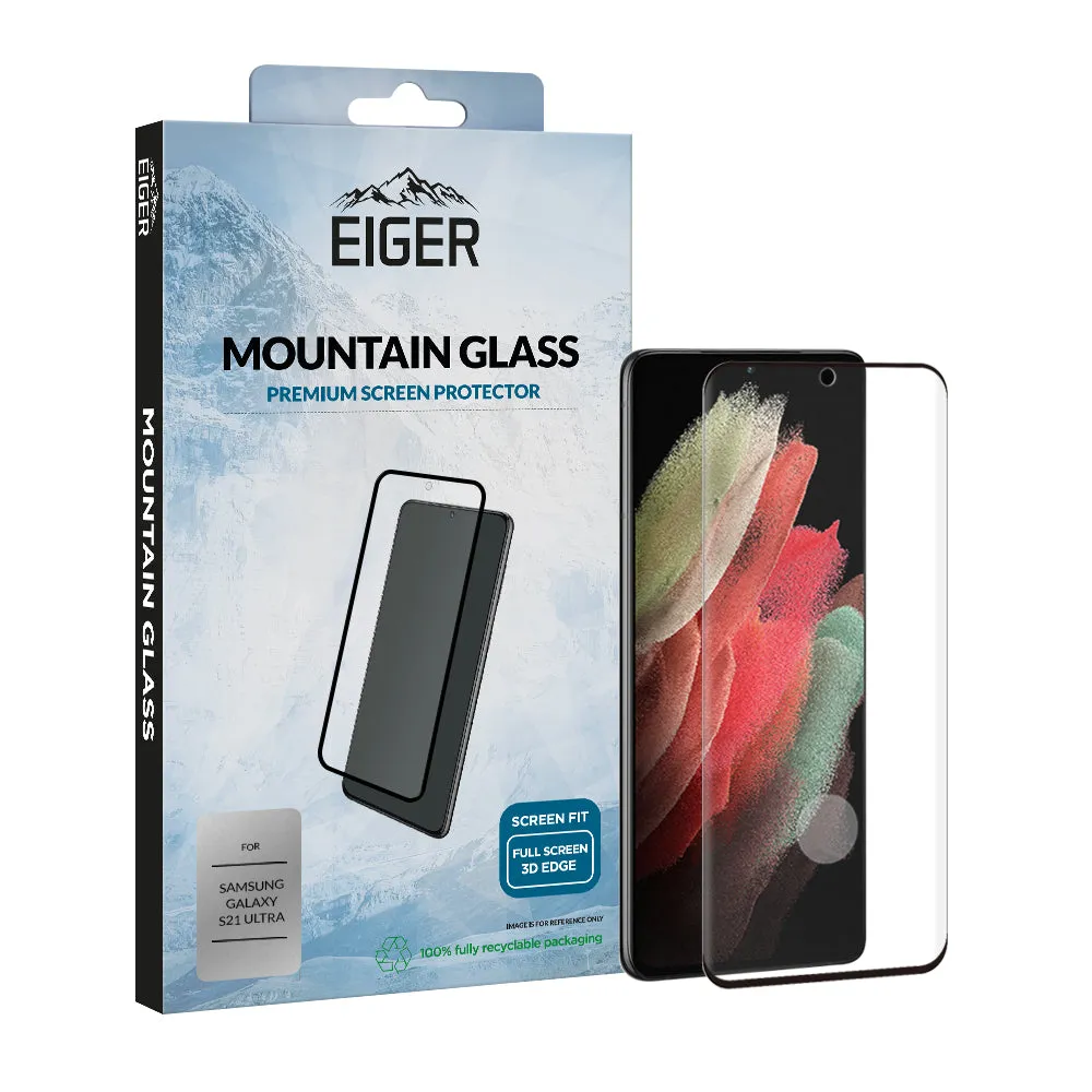 Eiger Mountain Glass 3D Screen Protector for Samsung Galaxy S21 Ultra