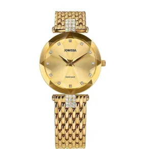 Facet Strass Swiss Ladies Watch J5.629.M