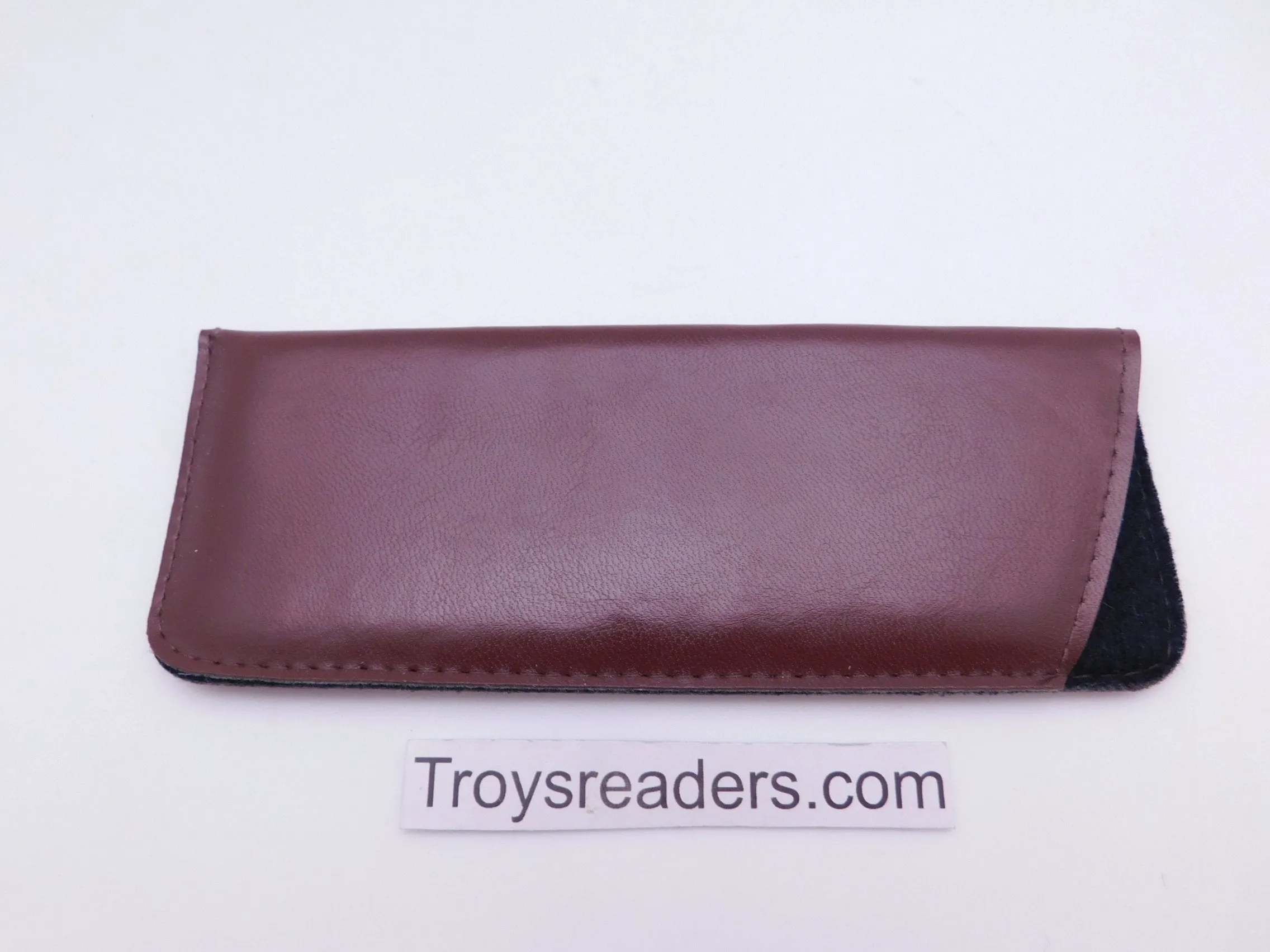 Faux Leather Glasses Sleeve Soft Case in Three Colors