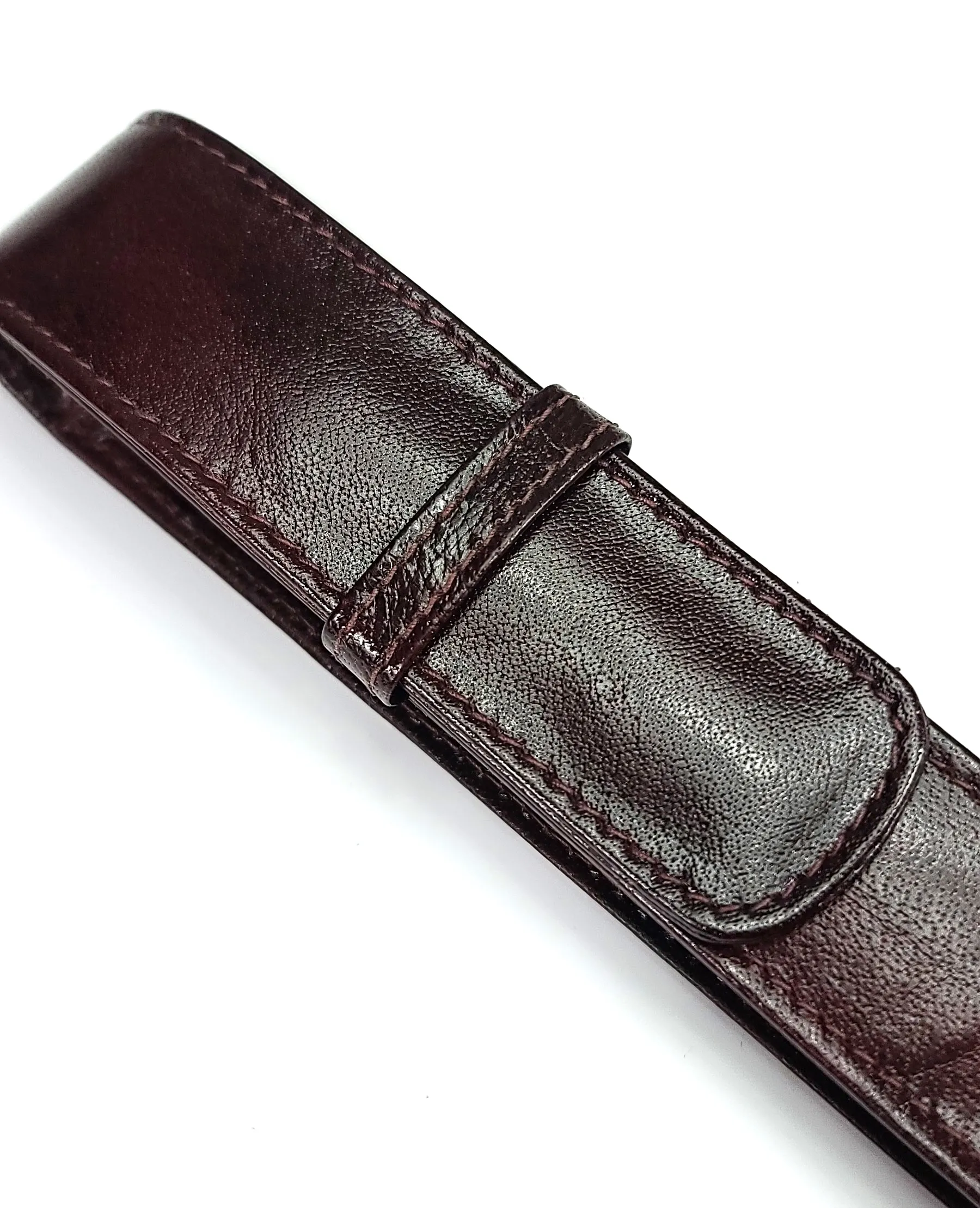 Girologio Single Pen Case in Oxblood