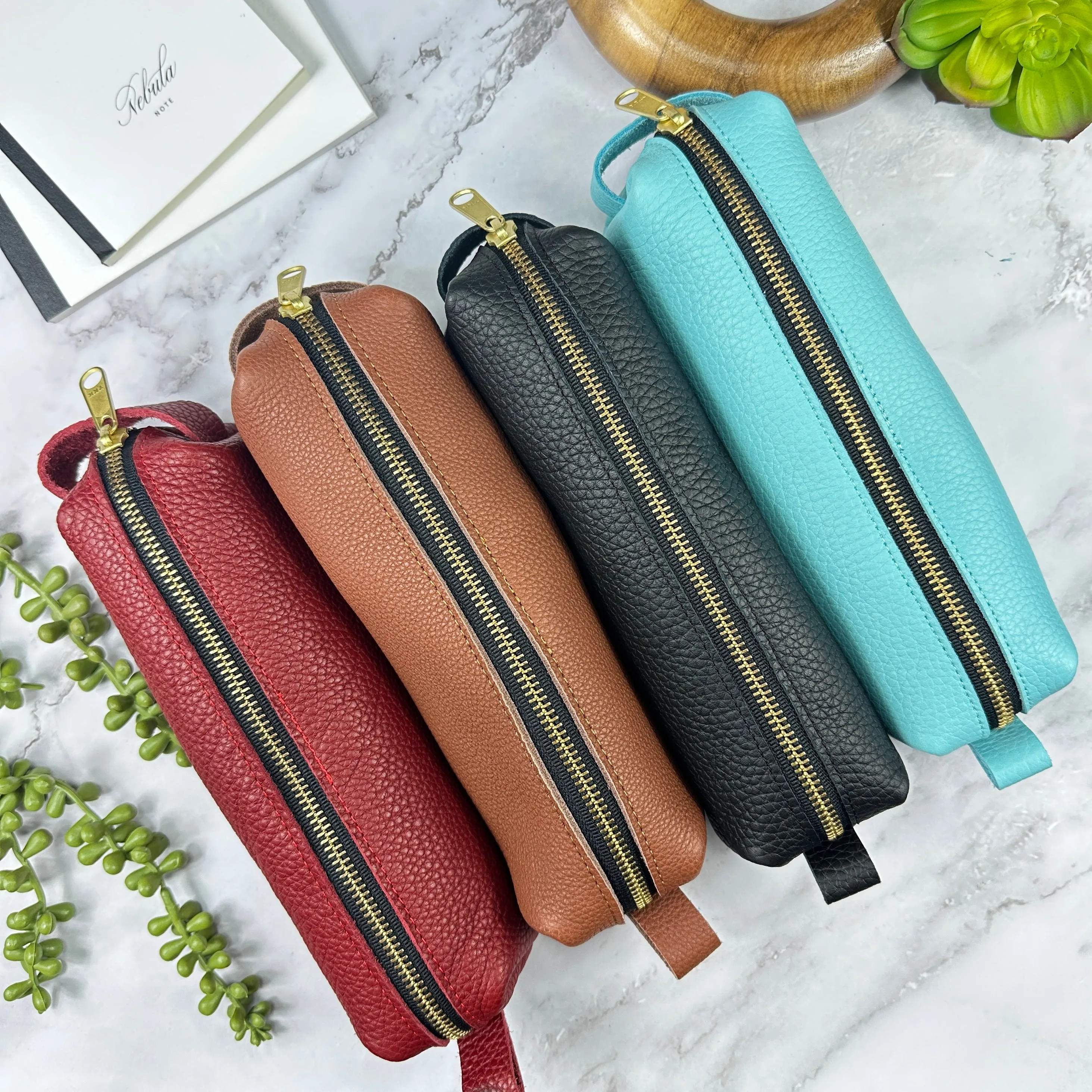 Girologio YKK Zipper Pouch in Aqua Breeze