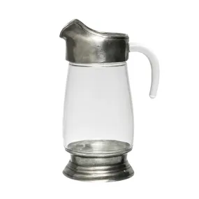 Glass and Pewter Jug - Large