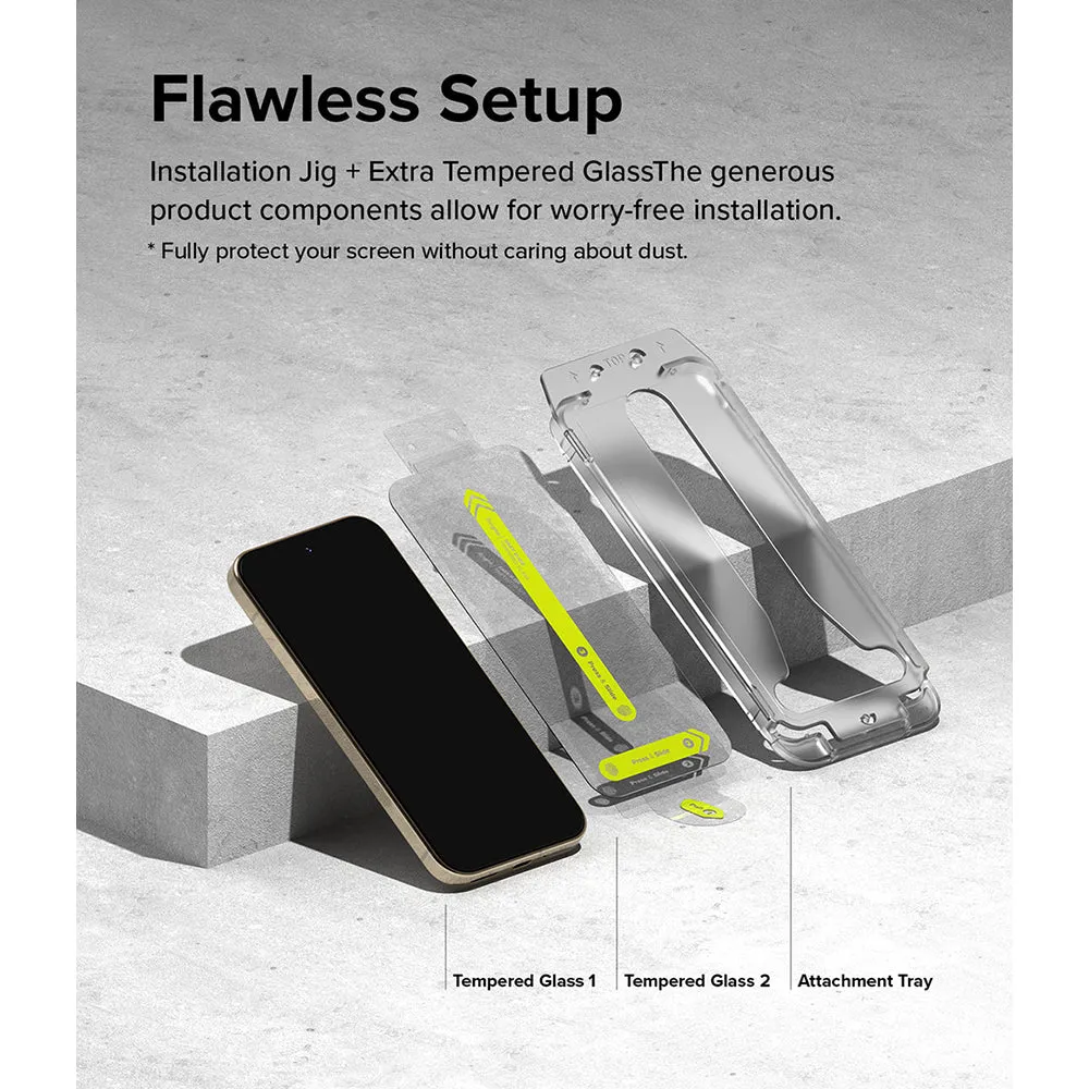 Google Pixel 9/9 Pro Screen Protector | Easy Slide Tempered Glass Protection- 2 Pack, W Installation Jig