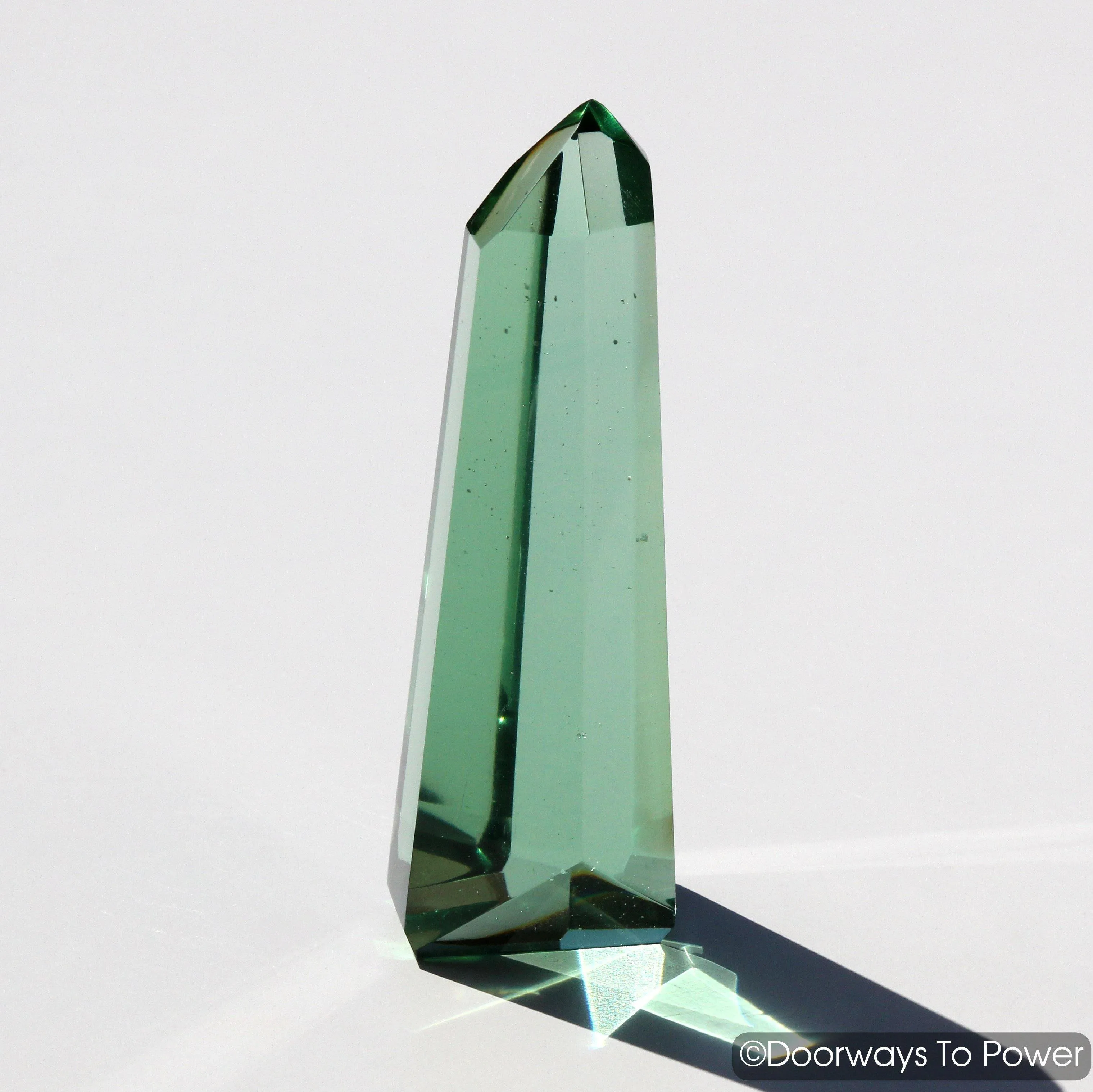 Green Obsidian Casa Healing Crystal Point Blessed & Energized