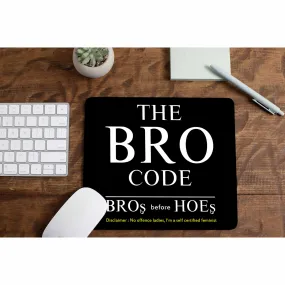 How I Met Your Mother Mousepad - Bro Code