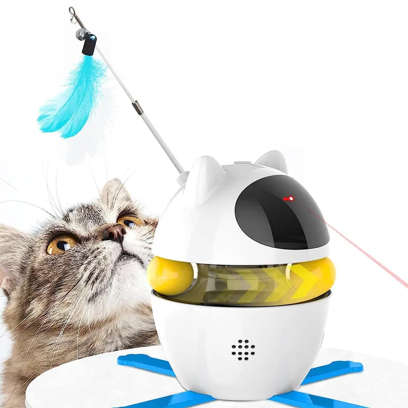 Interactive Indoor Electric Laser and Chasing Cat Toy –USB Charging