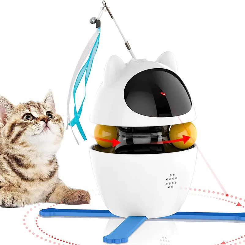 Interactive Indoor Electric Laser and Chasing Cat Toy –USB Charging