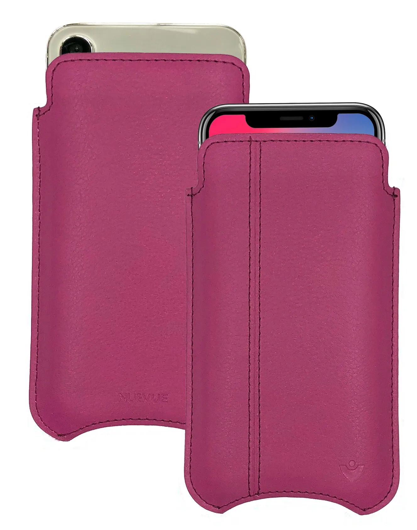 iPhone 12 and iPhone 12 Pro Case | Screen Cleaning and Sanitizing Lining | Genuine USA Cowhide Napa Leather