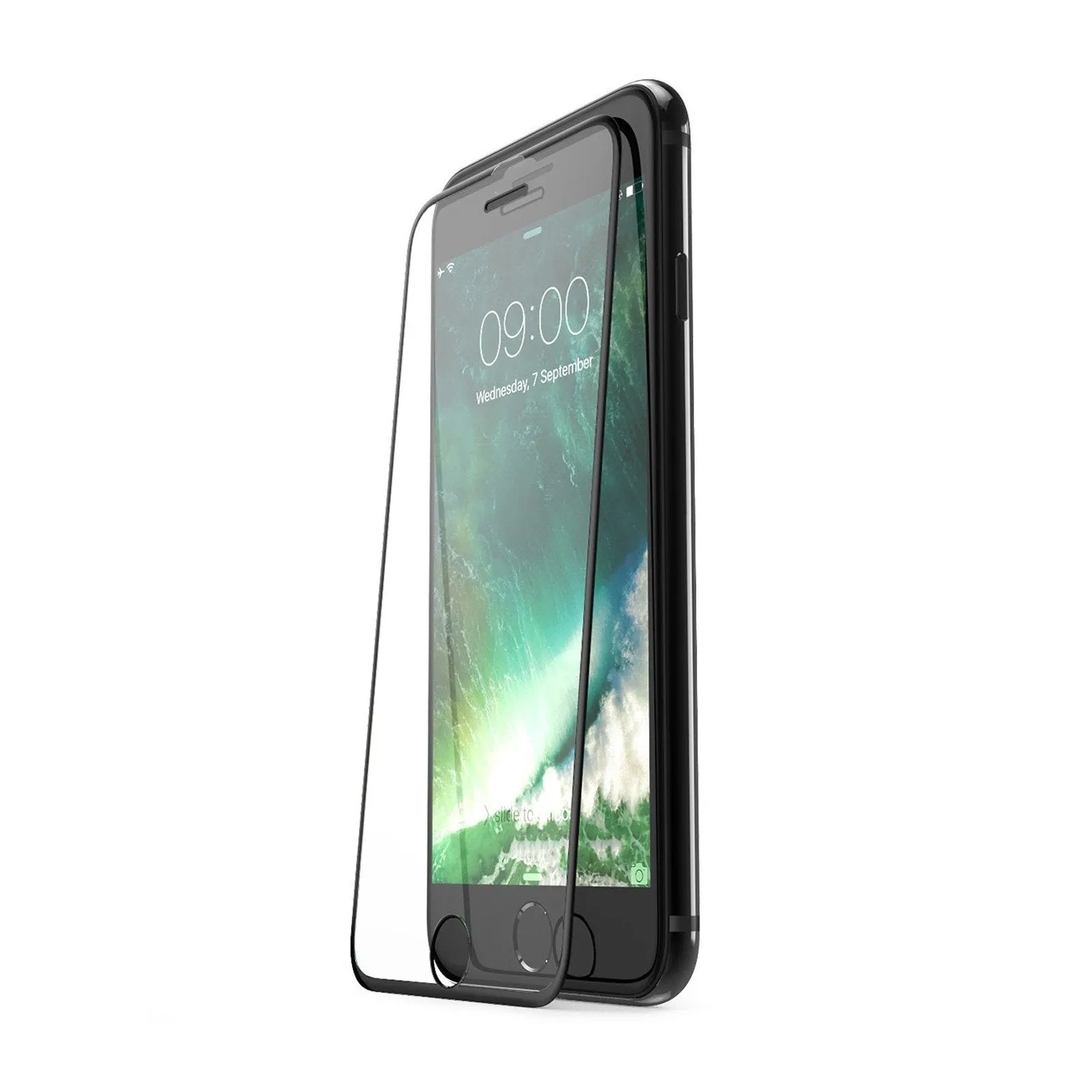 iPhone 7 / 8 3D Tempered Glass Screen Protector with 9H Hardness Rating-Black