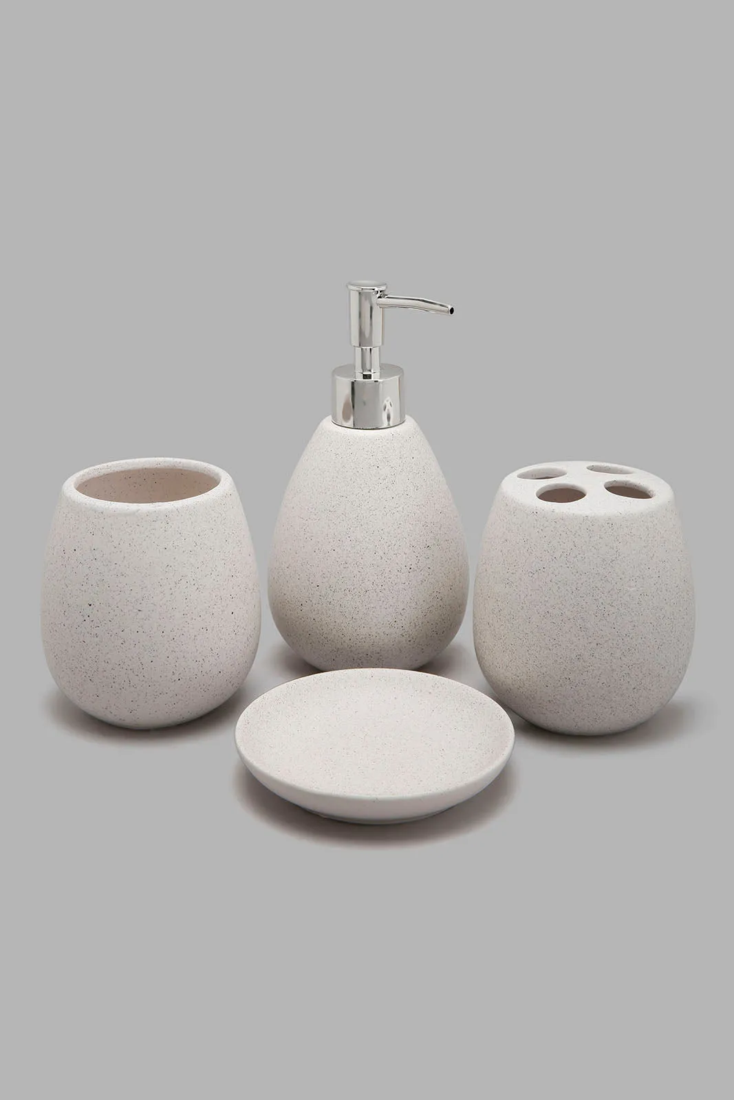 Ivory Ceramic Set (4 Piece)