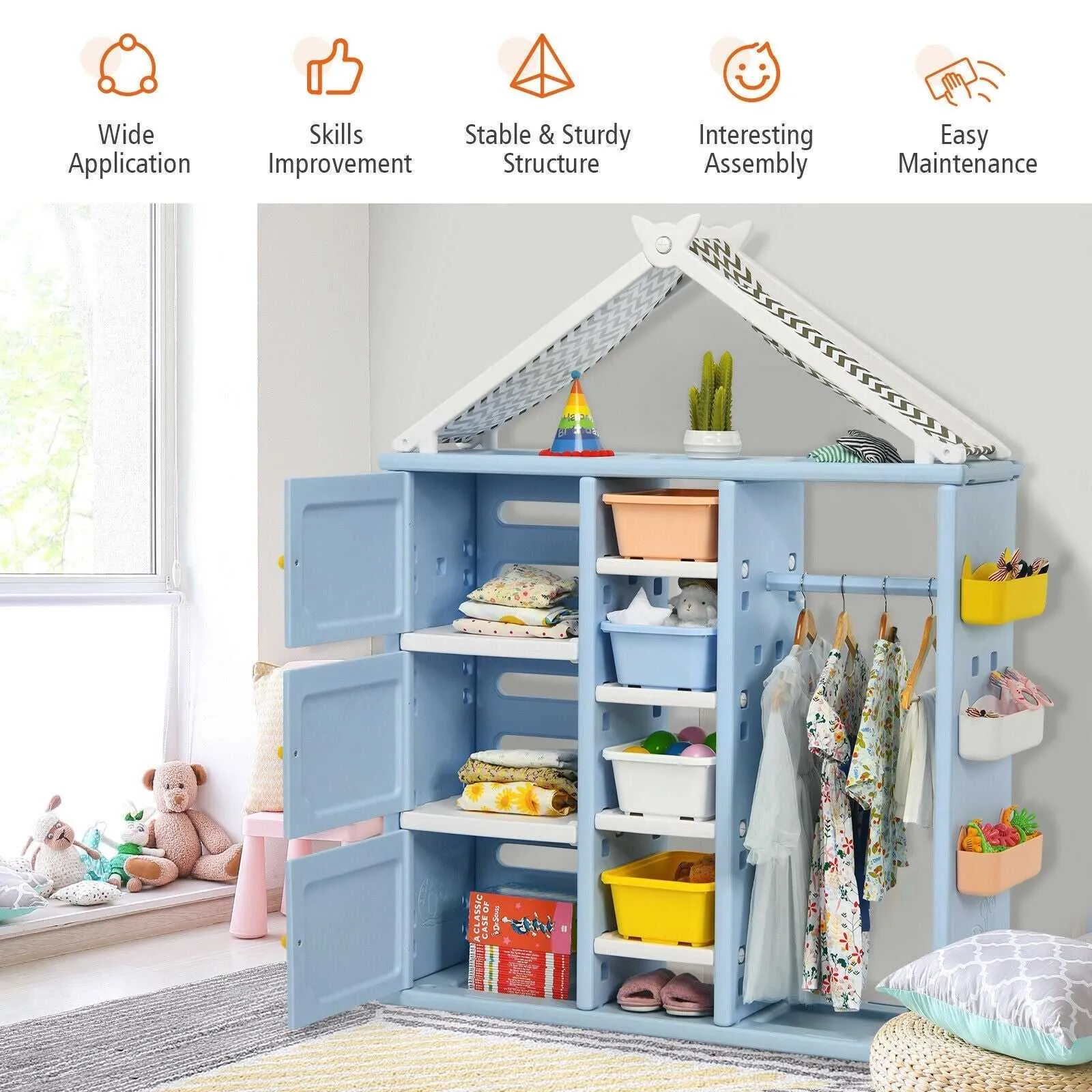 Kids Storage Closet: Efficient Organization for Children