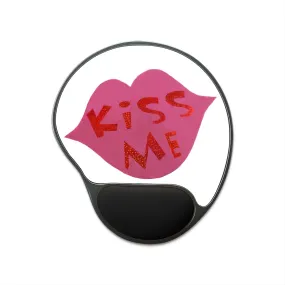 Kiss Me Mouse Pad With Wrist Rest