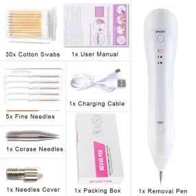 Laser Plasma Pen Freckle Remover Machine LCD Sweep Mole Nevus Dark Spot Skin Wart Tag Tattoo LED Remaval Tool Beauty Salon