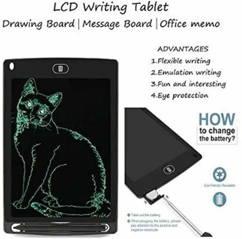 LCD Writing Tablet for Kids - Doodle Board Writing Tablet