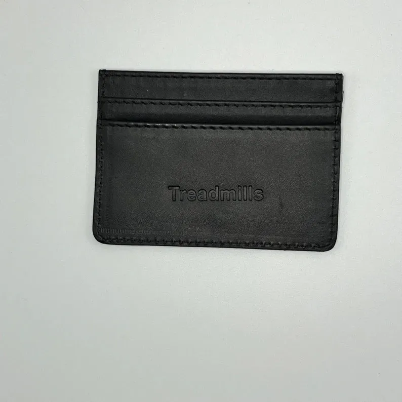 Leather Card Wallet, Minimalist Bank Card Case