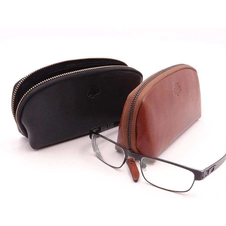 Leather glasses case