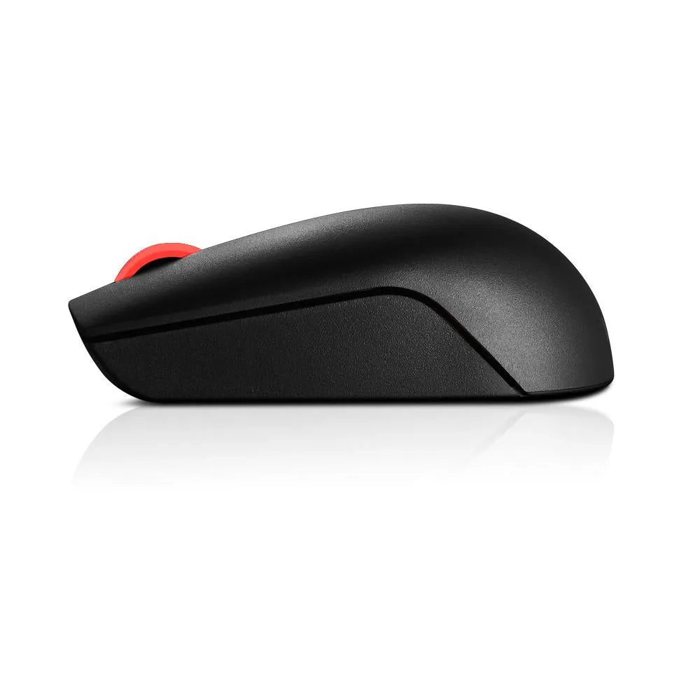 Lenovo Essential Compact - Mouse - Right And Left-Handed - 3 Buttons - Wireless - 2.4 Ghz - Usb Wireless Receiver - Blac