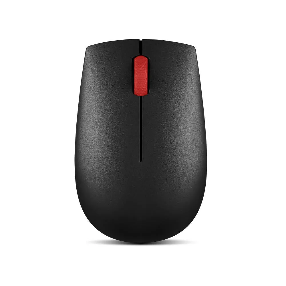 Lenovo Essential Compact - Mouse - Right And Left-Handed - 3 Buttons - Wireless - 2.4 Ghz - Usb Wireless Receiver - Blac