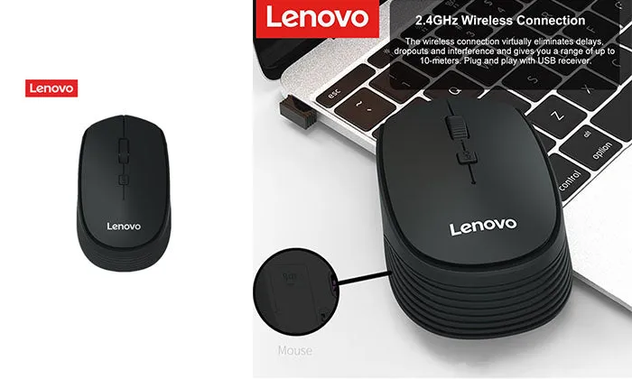 Lenovo M202 2.4GHz Wireless Mouse