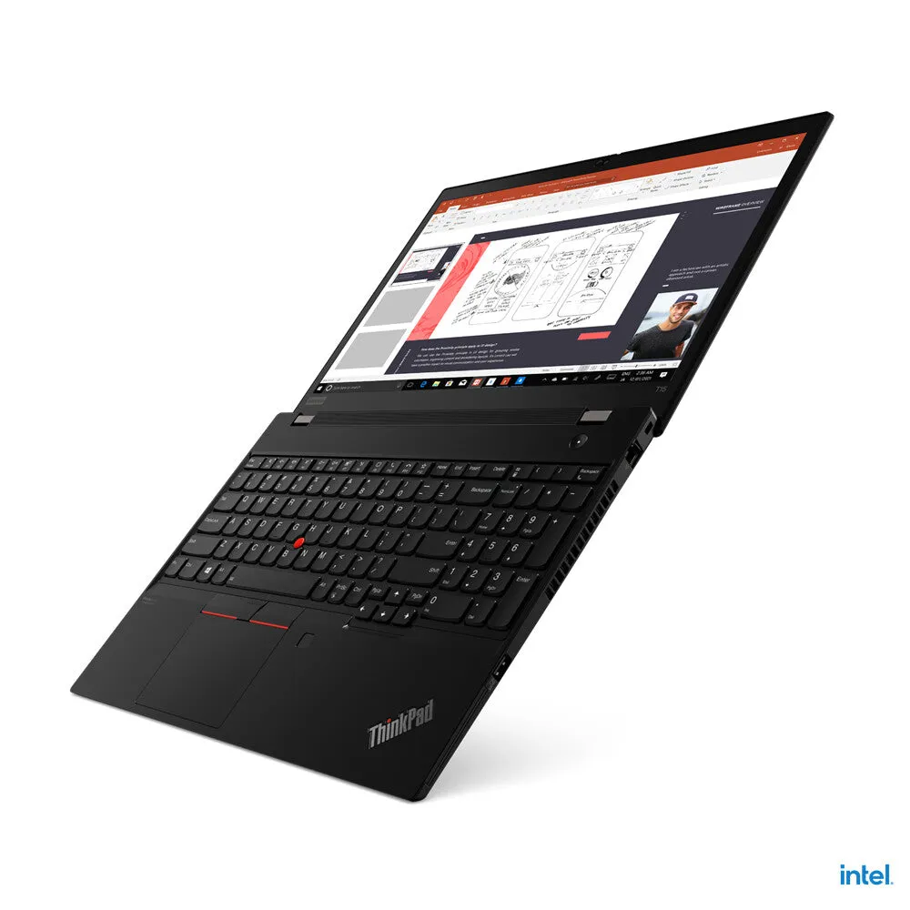 Lenovo ThinkPad T15 Intel® Core™ i5 i5-1135G7 Laptop 39.6 cm (15.6") Full HD 8 GB DDR4-SDRAM 256 GB SSD Wi-Fi 6 (802.11ax) Windows 11 Pro Black