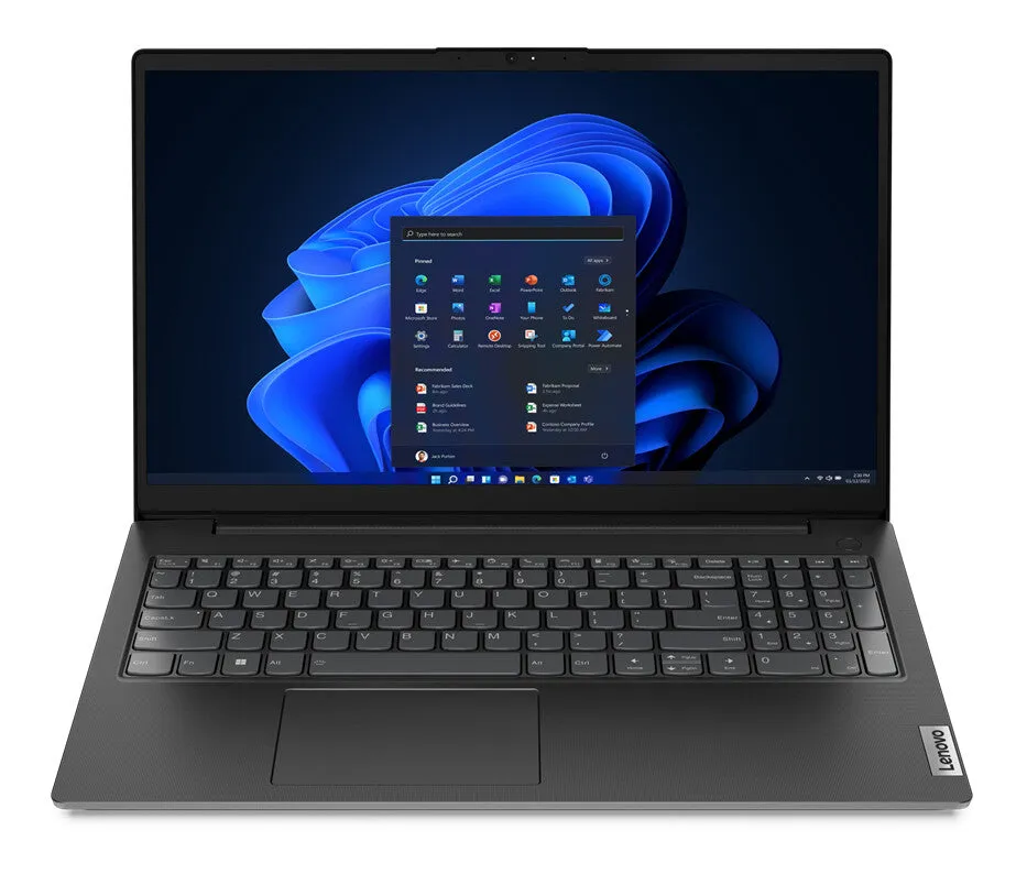 Lenovo V15 G3 IAP Intel® Core™ i7 i7-1255U Laptop 39.6 cm (15.6") Full HD 16 GB DDR4-SDRAM 512 GB SSD Wi-Fi 5 (802.11ac) Windows 11 Pro Black