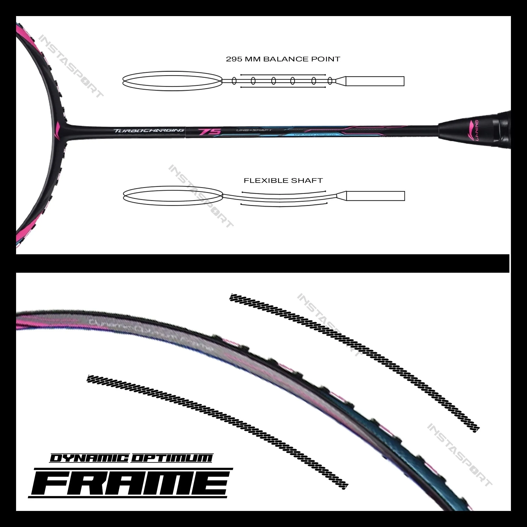 Li-Ning Turbocharging 75 Badminton Racket