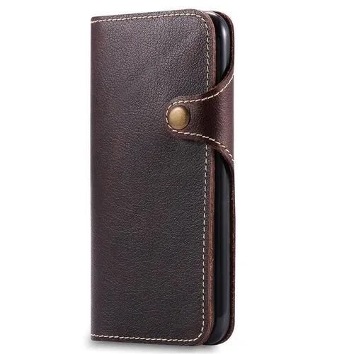 Litchi Grain iPhone Wallet Case