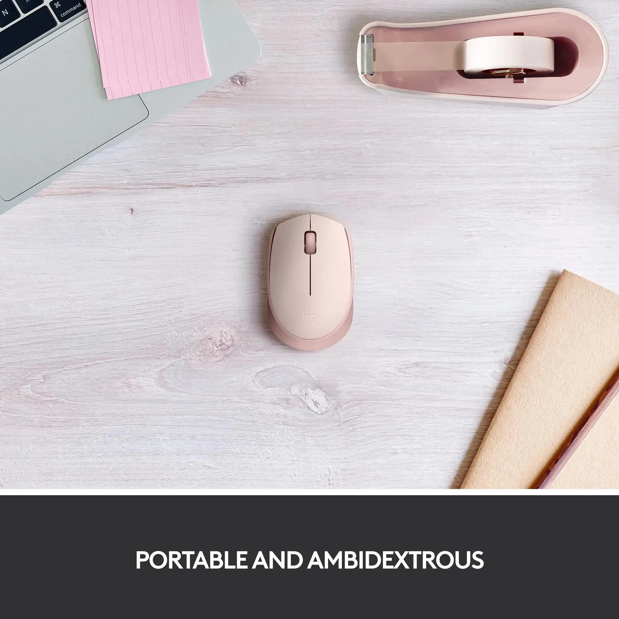 Logitech M171 Wireless Mouse Rose