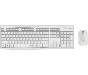 Logitech Mk295 Silent - Keyboard And Mouse Set - German - Off White