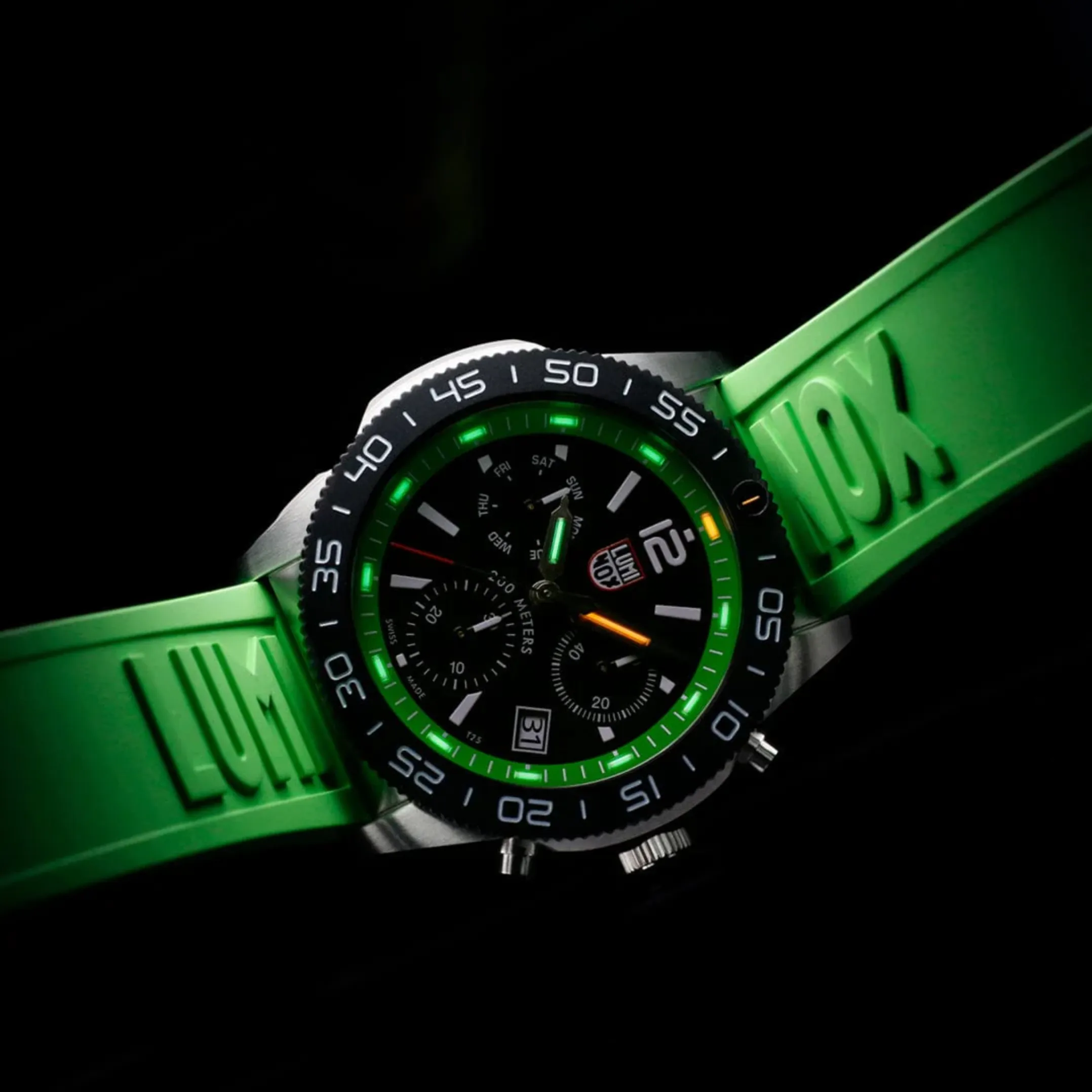 Luminox Pacific Diver 3140 Series Men's Green Watch XS.3157.NF