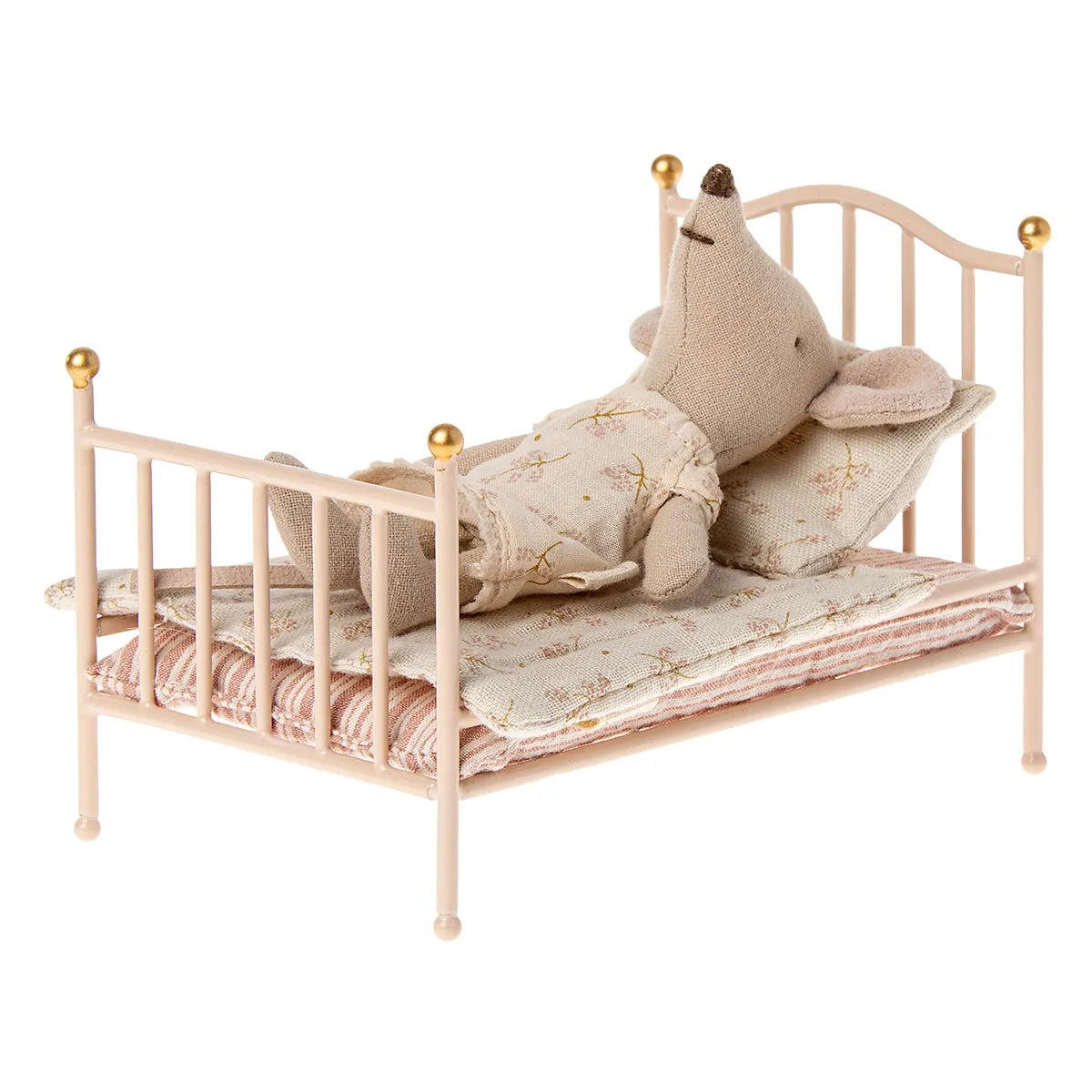 Maileg Vintage Bed Mouse - Rose