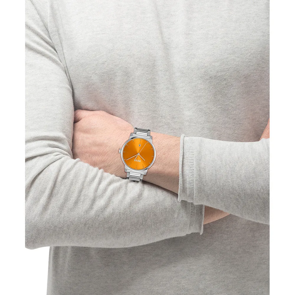 Men Dean Orange 41mm Watch