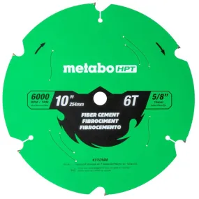 Metabo HPT 115764M 10" Fiber Cement Saw Blade