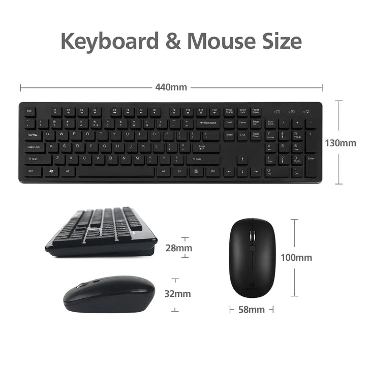 Micropack iFREE Pro - Wireless Keyboard & Mouse Combo