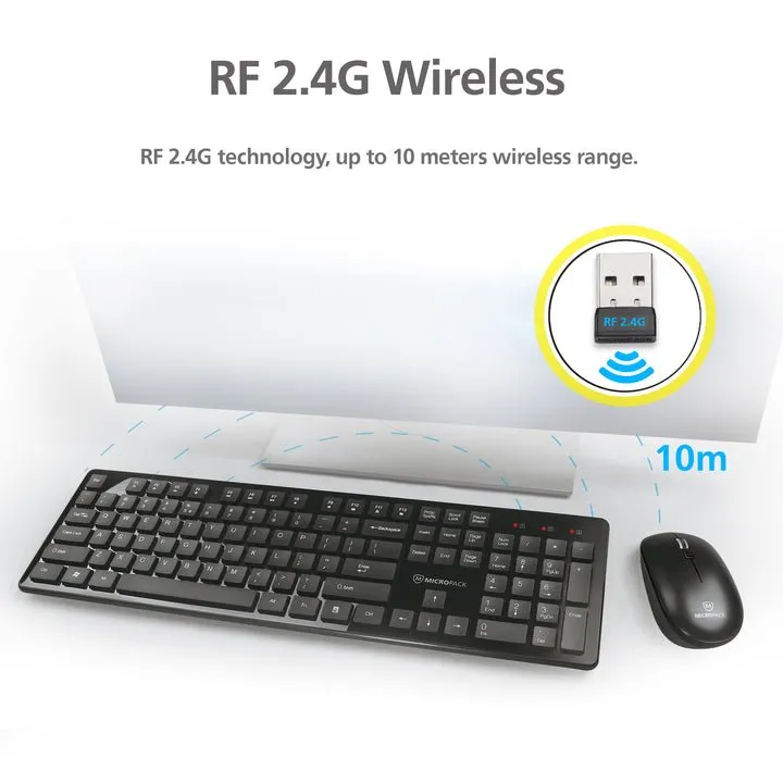 Micropack iFREE Pro - Wireless Keyboard & Mouse Combo