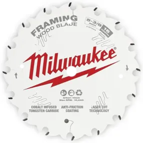 Milwaukee 48-40-0522 5-3/8" 16T Framing Circular Saw Blade