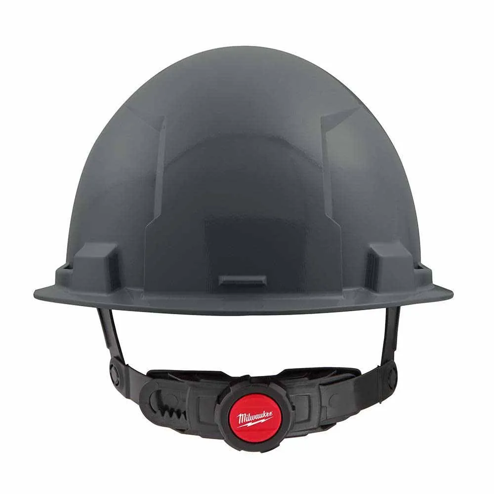 Milwaukee 48-73-1134 Gray Front Brim Hard Hat with 6PT Ratcheting Suspension – Type 1 Class E