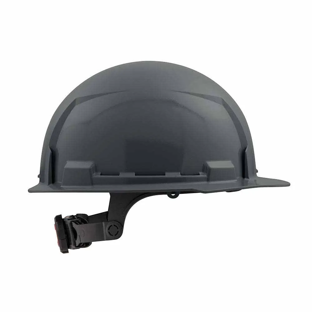 Milwaukee 48-73-1134 Gray Front Brim Hard Hat with 6PT Ratcheting Suspension – Type 1 Class E