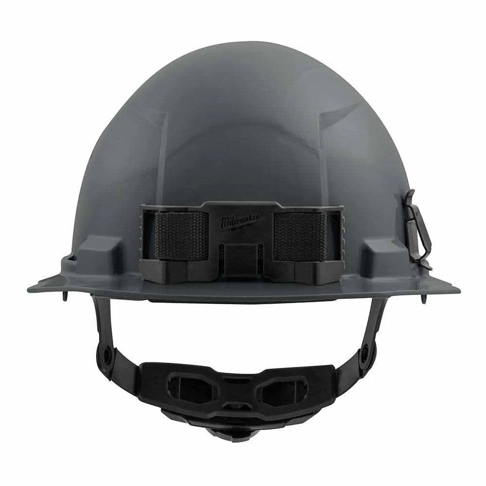 Milwaukee 48-73-1134 Gray Front Brim Hard Hat with 6PT Ratcheting Suspension – Type 1 Class E