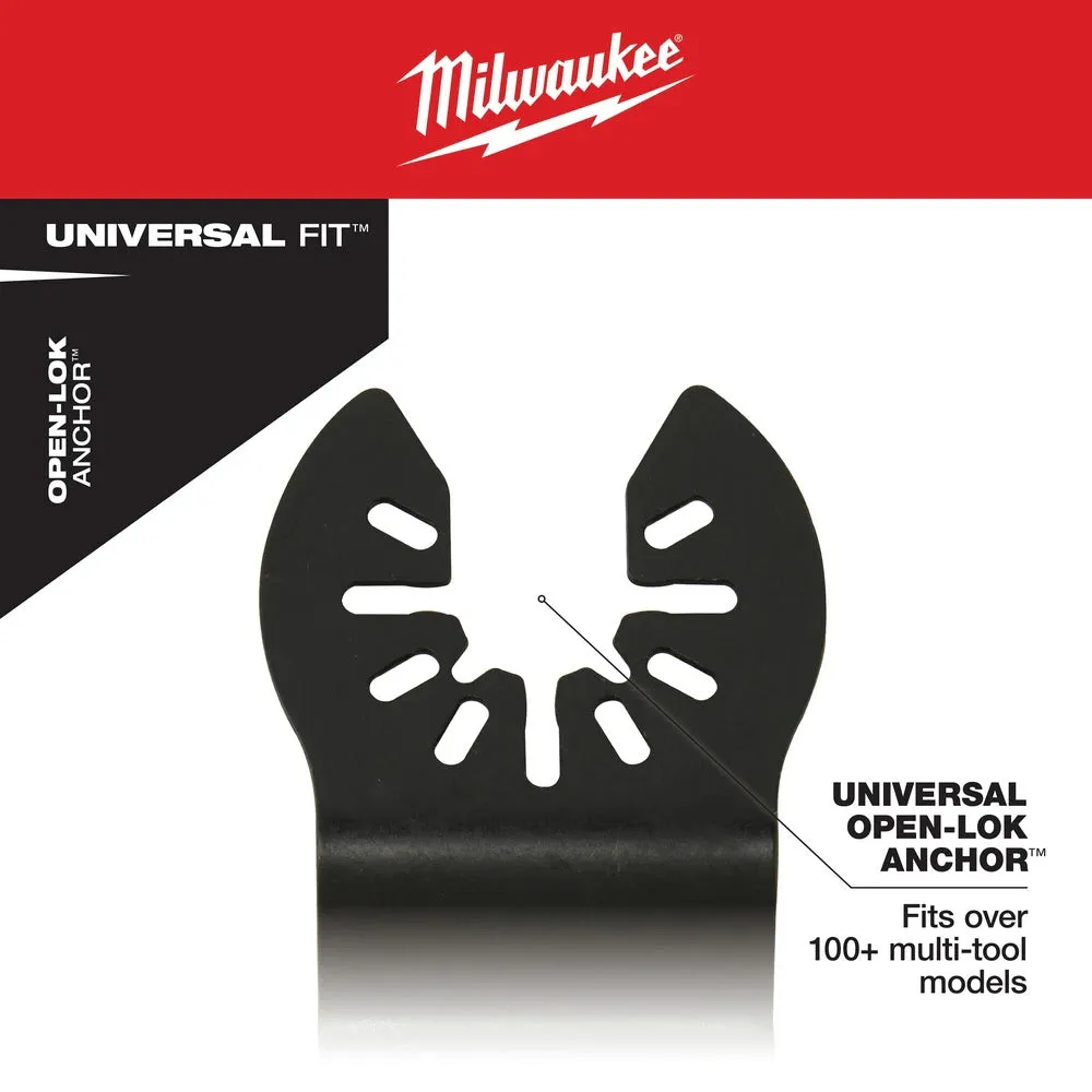 Milwaukee  49-25-1269 Milwaukee® OPEN-LOK™ 1-3/4" TITANIUM ENHANCED BI-METAL METAL BLADES 10PK